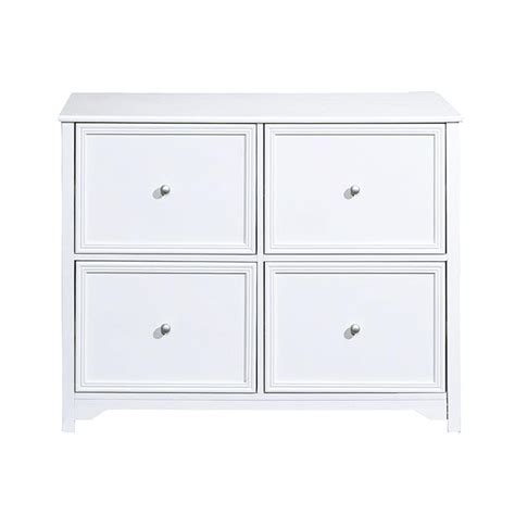 Home Decorators Collection Oxford White 4 Drawer File Cabinet