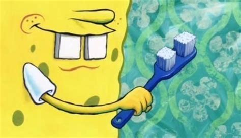 Spongebob Toothbrush Spongebob Memes Spongebob Squarepants Spongebob