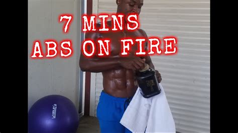 7 Mins Abs On Fire Youtube