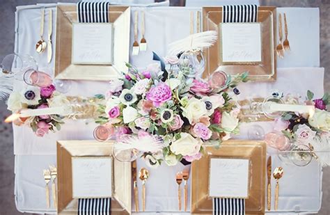 Gold And Black Wedding Ideas With A Splash Of Pink Loverly