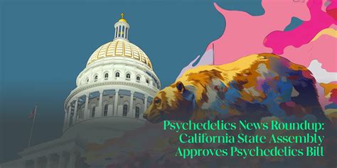 Psychedelics News Roundup California State Assembly Approves