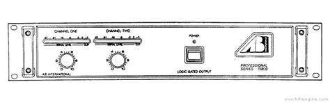 Ab International 1580 Stereo Power Amplifier Manual Hifi Engine