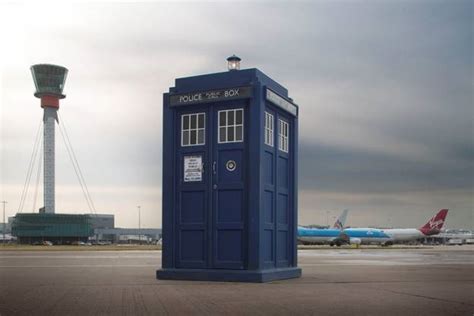 The Tardis Lands At Heathrow Eclipsemagazine