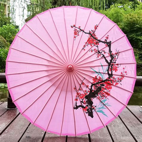 Chinese Classical Style Art Umbrella Silk Cloth Umbrella Decoration Stage Props Umbrellas