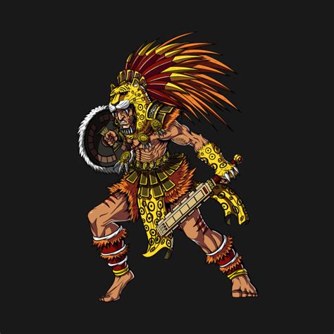 Very primal and at the same time noble looking. Aztec Jaguar Warrior Mayan Native Mexican - Aztec Jaguar ...