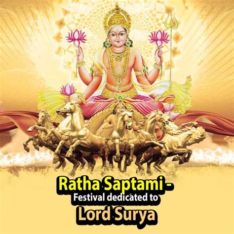Click here for video on significance of ratha saptami and vasanta panchami by seshanji and srinivasji. Ratha Saptami or Magha Saptami 2017: Best quotes, wishes ...