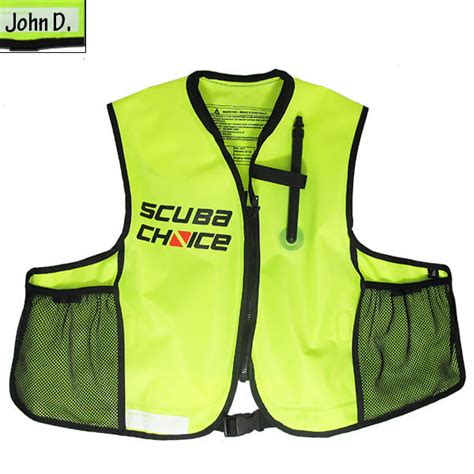 Scuba Choice Snorkeling Oral Inflatable Snorkel Jacket Vest With