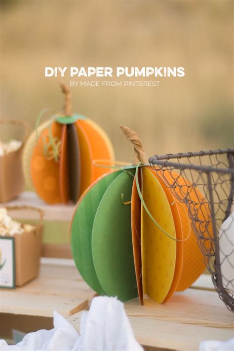 Paper Pumpkins ∣ Autumn Market Day Three T This Grandma Is Fun
