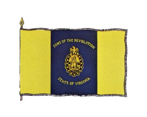 Virginia Society Flag Sons Of The Revolution Virginia