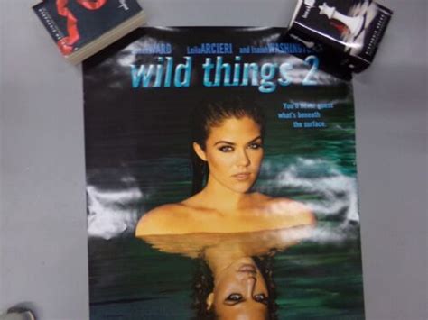 Wild Things X Movie Poster Susan Ward Isaiah Washington Leila Arcieri Ebay