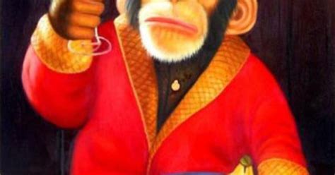 100 Handicrafts Oil Paintingthe Monkey Drink Wine To Eat Banana 24x36