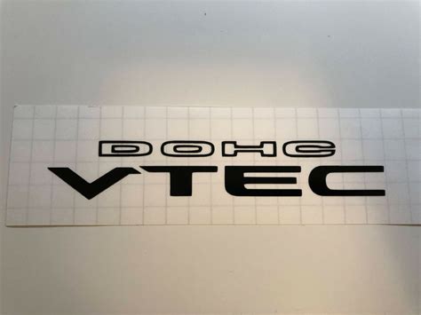 2x Honda Dohc Vtec Logo Vinyl Sticker Decal 6 Or 8 Ebay