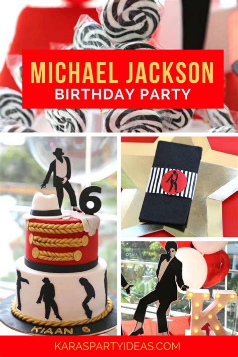 Michael Jackson Birthday Party Birthday Celebration