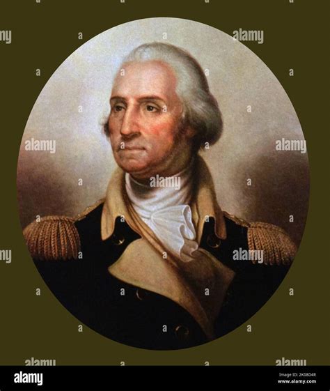 George Washington Painting By Rembrandt Peale February 22 1778