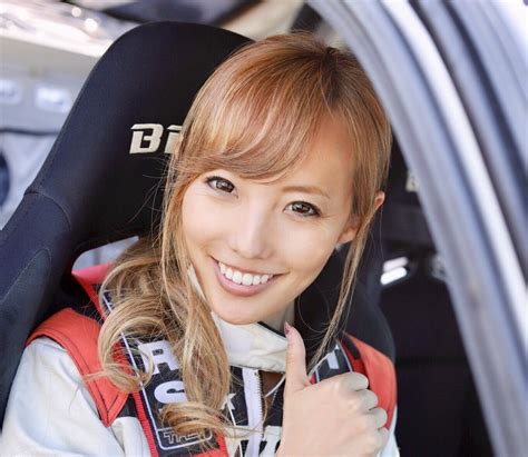 Beautiful Japanese Race Queen Goes From Trackside To Drivers Seat As