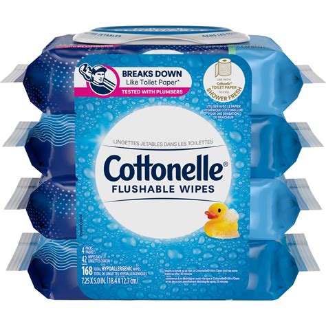 Cottonelle Flushable Wipes Skin Wipes Kimberly Clark Corporation
