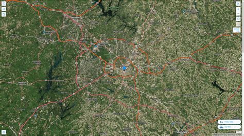 Raleigh North Carolina Map And Raleigh North Carolina Satellite Image