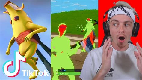 Reacting To Funny Fortnite Tik Toks And Trying Not To Laugh Hard