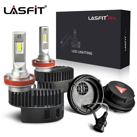 Lasfit H11 Led Headlight Bulbs Low Beam Custom Fit Toyota Highlander