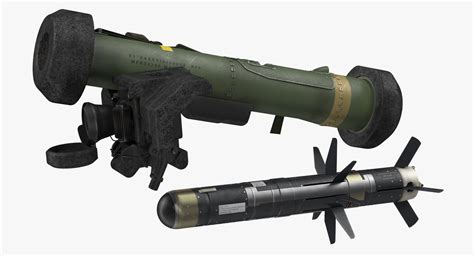 3d Anti Tank Missile Fgm 148 Model