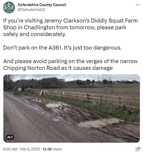Council Warns Jeremy Clarkson Fans Against Dangerous Parking By