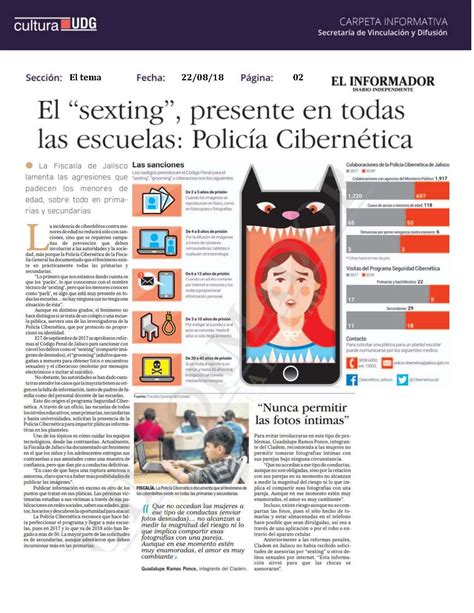 El “sexting” Presente En Todas Las Escuelas Policia Cibernética