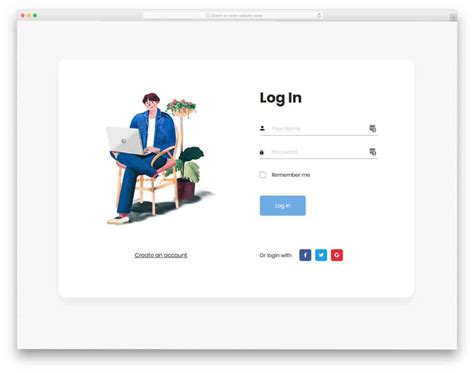 Beautiful Examples Of Login Forms For Websites And Apps 54 Off