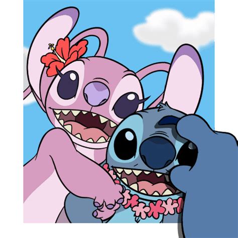 File:Angel and Stitch smartphone smile.png | Angel lilo and stitch, Stitch and angel, Stitch disney