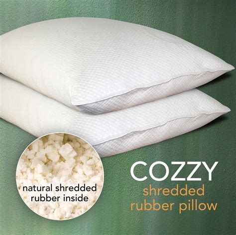 Are Most Affordable Natural Organic Shredded Rubber Pillow Filled With