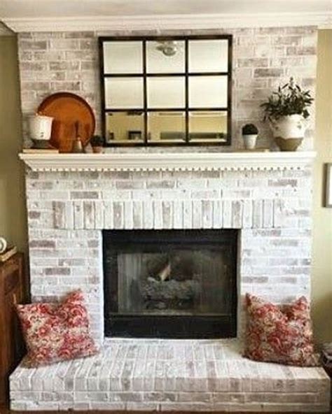 Stunning Rustic Brick Fireplace Living Rooms Decorations Ideas 48