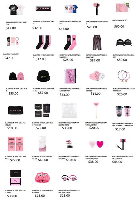 Blackpink The Album Official Merchandise 6types K Pop Authentic Goods