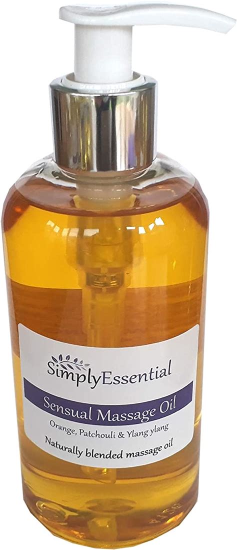 simply essential sensual massage oil 250ml romantic blend orange ylang ylang and patchouli