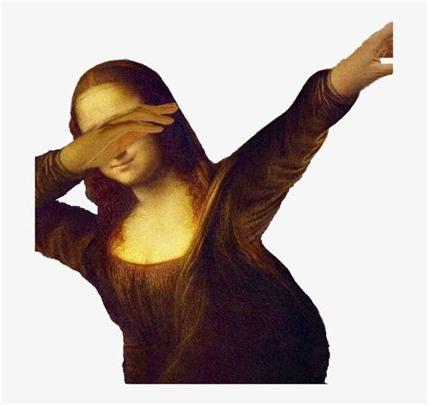 Download Mona Lisa By Josael Emoji For Discord Dab Transparent Png