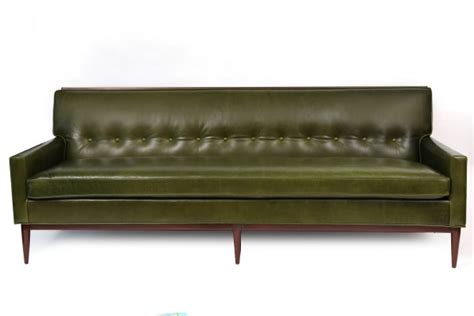 See more of paul mccobb on facebook. Paul Mccobb Leather & Walnut Directional Sofa | red modern ...
