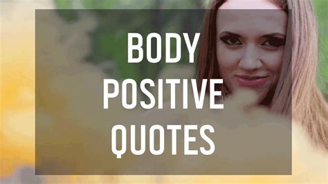 Body Positive Quotes To Boost Your Self Esteem Youtube