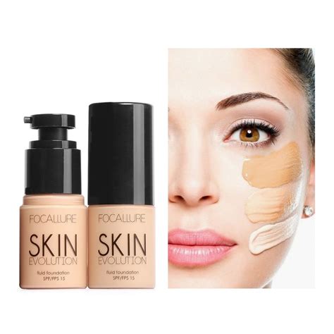 Focallure Liquid Foundation Makeup Face Base Full Cover Concealer Matte