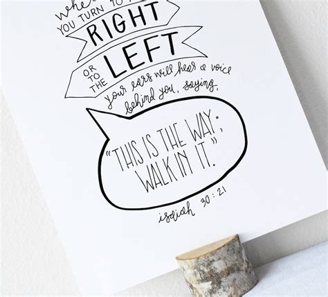 Isaiah 3021 Printable Art Bible Verse Printable By Printablearte Porn Sex Picture