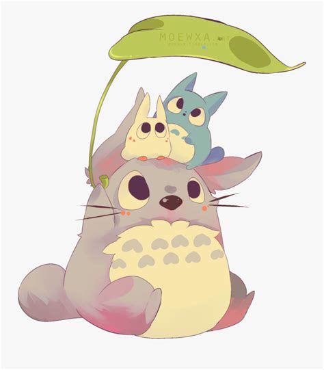 My Neighbor Totoro Cute Free Transparent Clipart Clipartkey