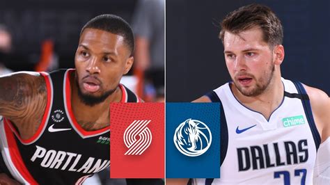 Dallas Mavericks Vs Portland Trail Blazers Full Highlights 2019 20 Nba Highlights Youtube