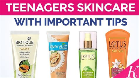 Best Teenage Skin Care Products And Routine How To Get Glowing Skin