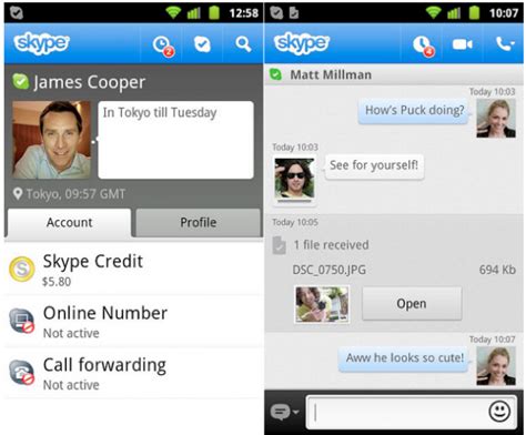 Skype For Android Updated Photo And Video Sharing Plus Improved Tegra