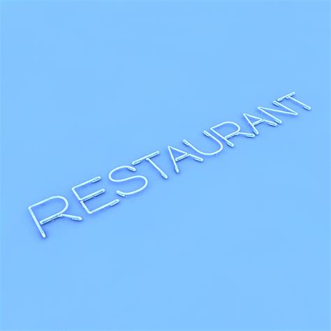 Artstation Restaurant Neon Sign Resources