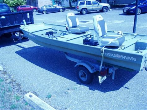 Gruman Flat Bottom Boat Trailer And More For Sale In