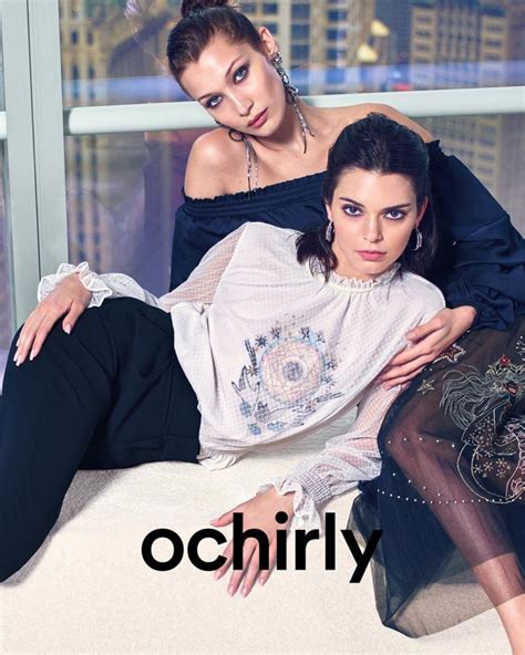 Gigi hadid and kendall jenner at the vsfs 2018. Bella Hadid and Kendall Jenner - Ochirly's Fall-Winter ...