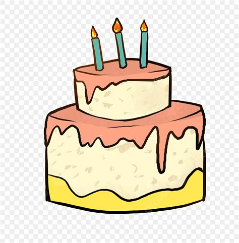 Birthday Cakes Clipart Png Images Birthday Cake Cartoon Illustration