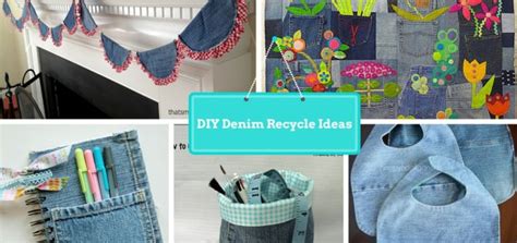 7 Diy New Ways To Recycled Clothing Denim Part 2