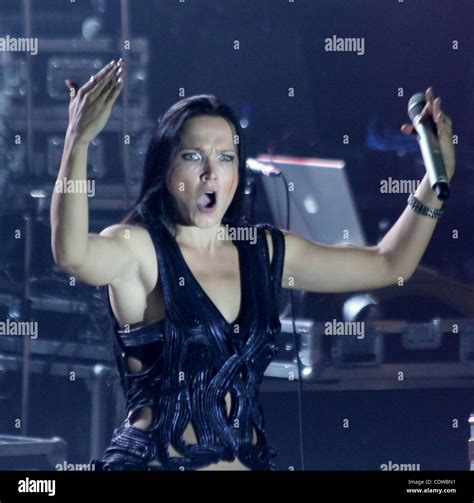 Finnish Singer Songwriter Tarja Turunen Performing In Moscow Stock