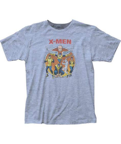 X Men The Original X Men Fitted Jersey Tee Men Fits Reading Shirts Men