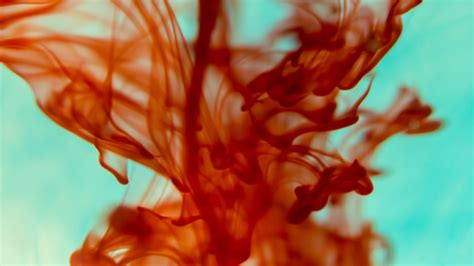 Download Wallpaper 1920x1080 Ink Liquid Abstraction Red Full Hd