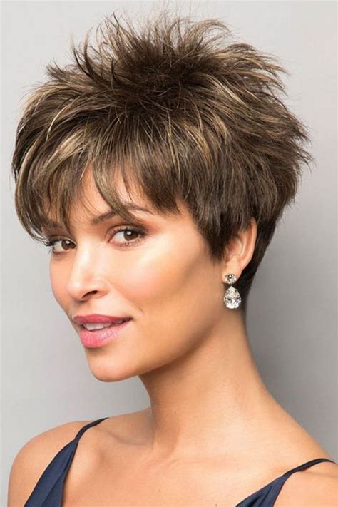 Pixie Boy Cut Hairstyles Womens Short Length Straight Synthetic Hair